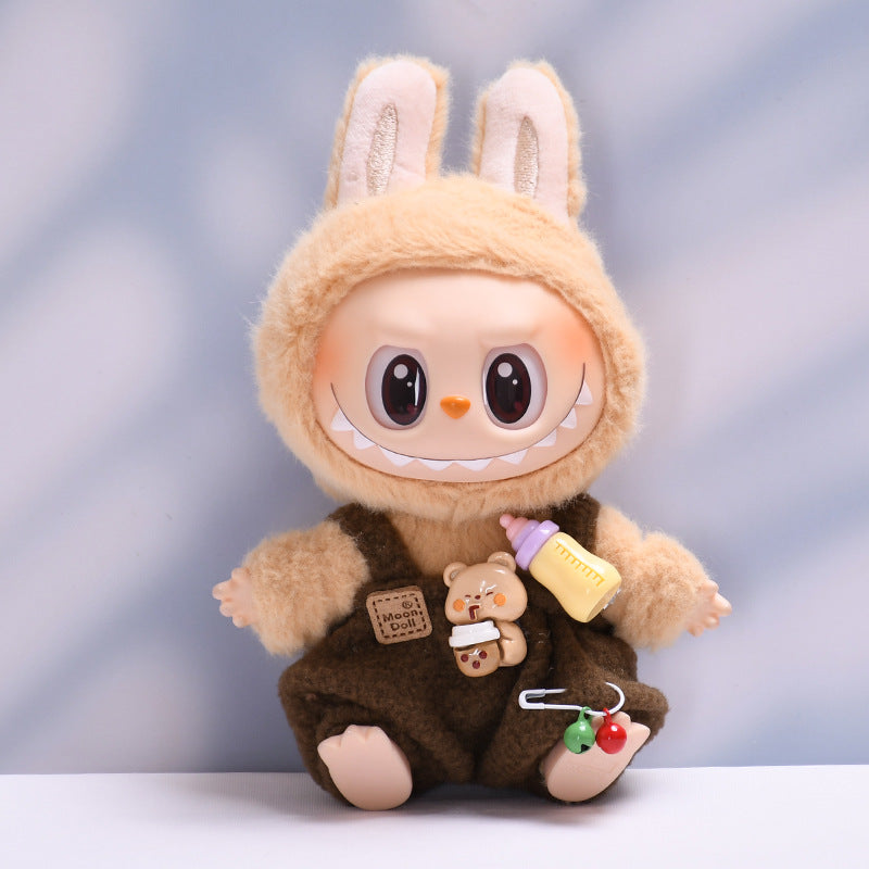 🧸 Overall & Wooly Hat Costume for Labubu