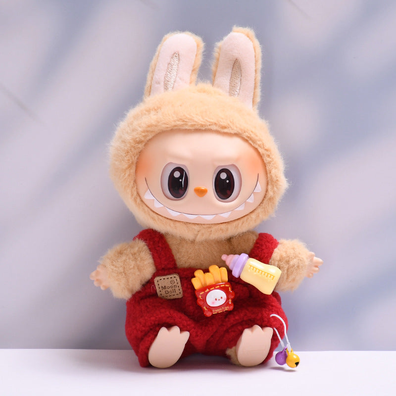 🧸 Overall & Wooly Hat Costume for Labubu